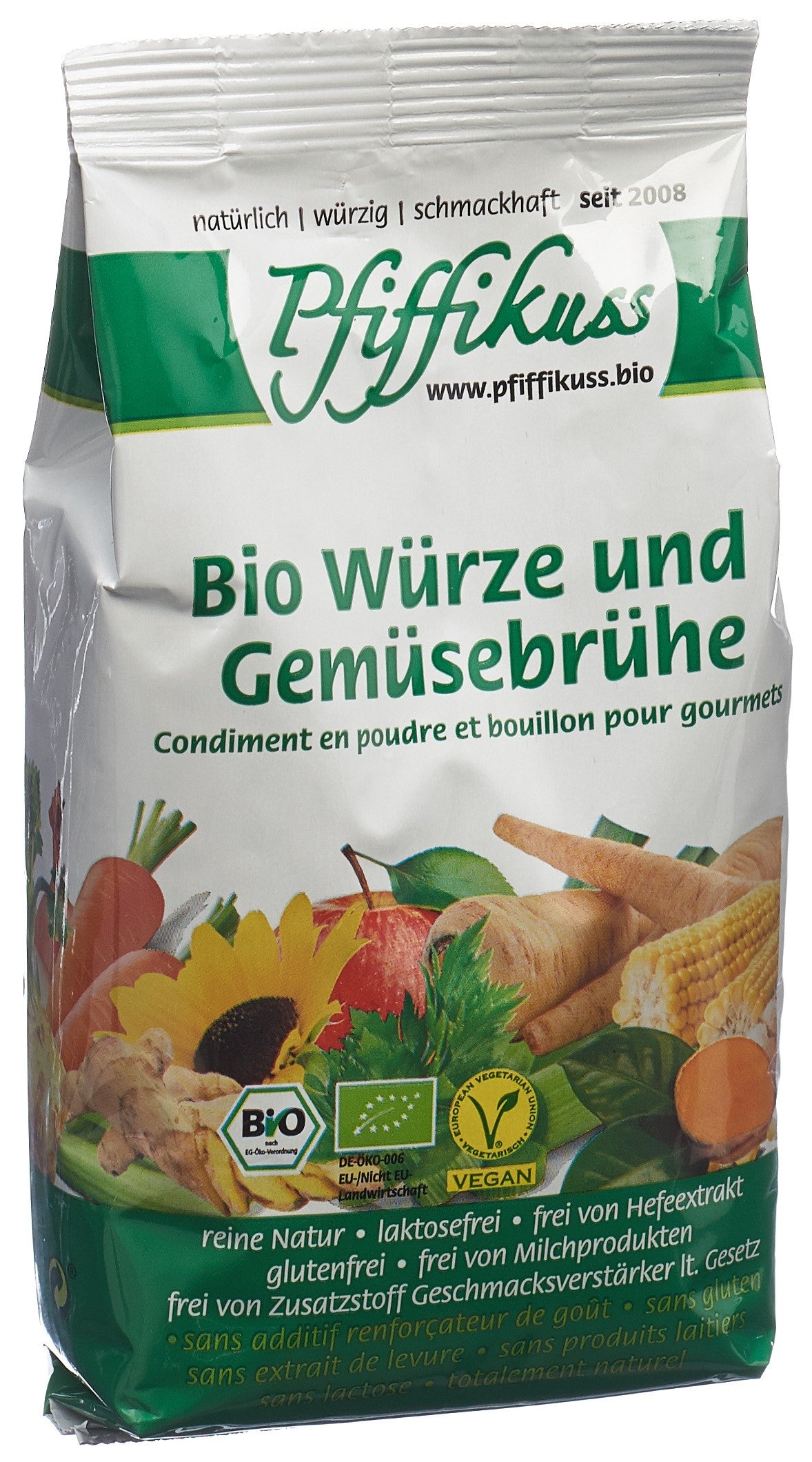 PFIFFIKUSS Gourmet Streuwürze Gemüsebrüh Bio