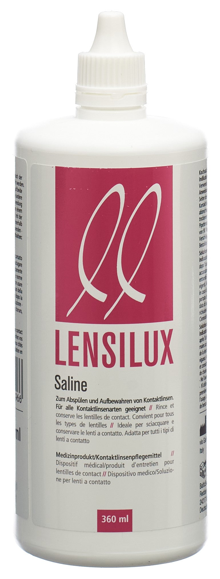 LENSILUX Saline Kochsalzlösung (neu)