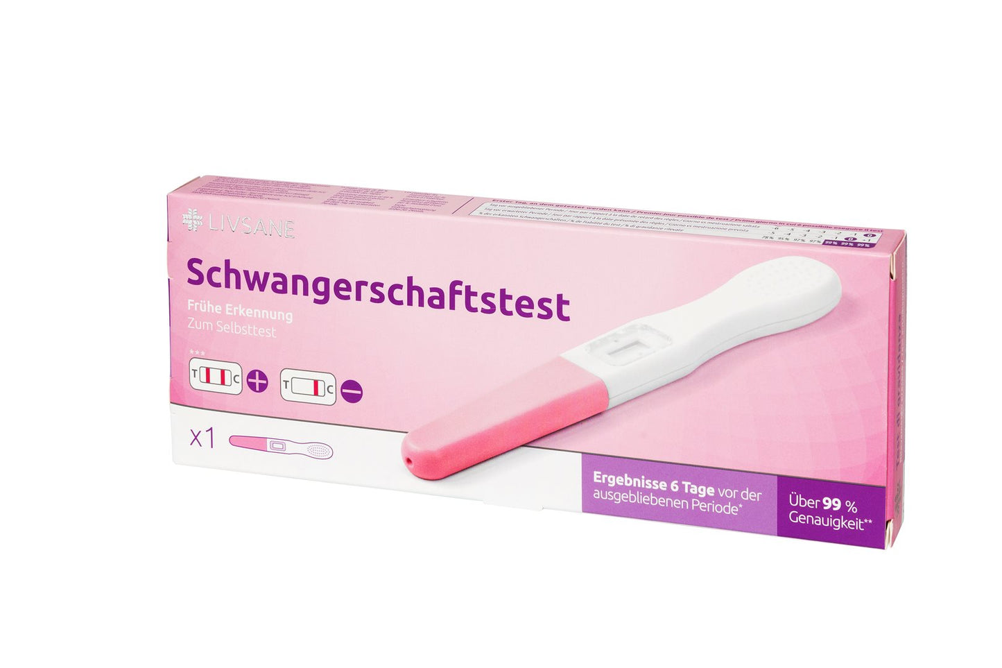 LIVSANE Schwangerschaftstest frühe Erkennung