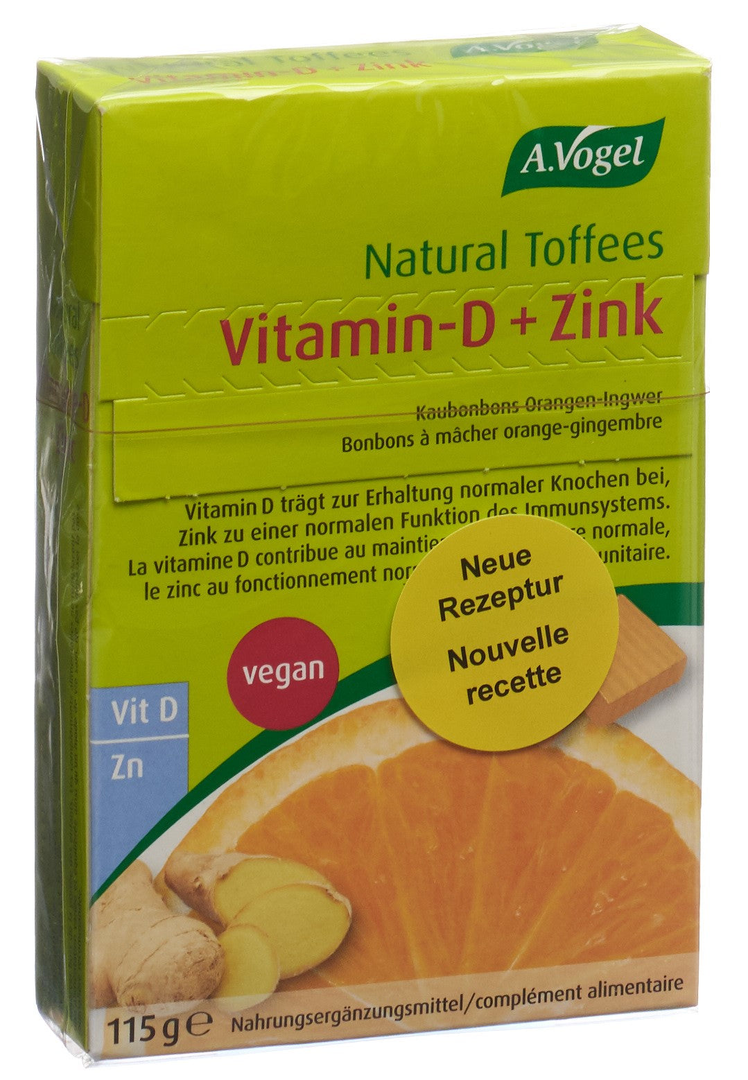 VOGEL Natural Toffees Vit D+Zink Orang-Ingw