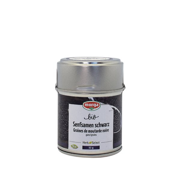 MORGA Gewürz Senf schwarz ganz Bio