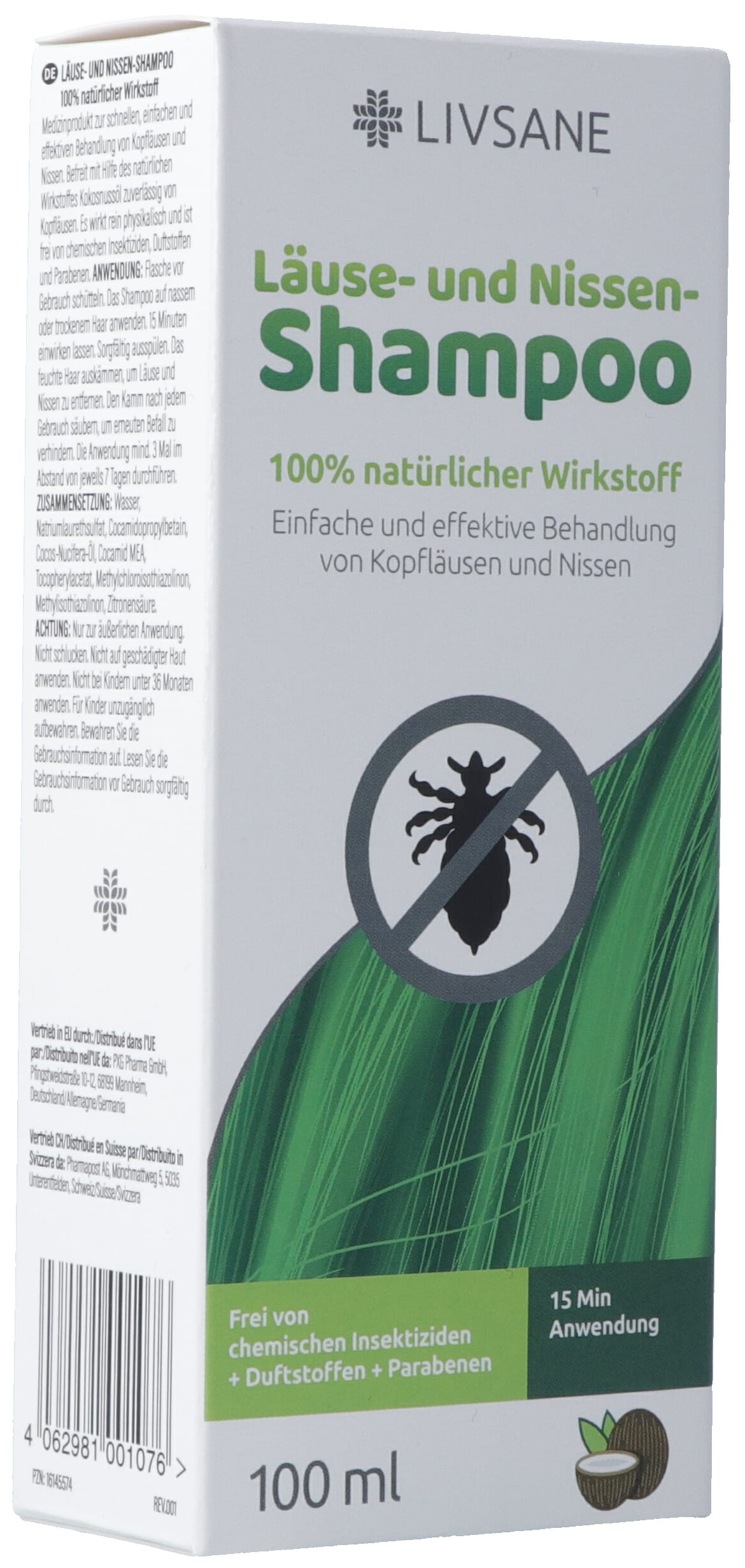 LIVSANE Läuse- & Nissen-Shampoo natürlich