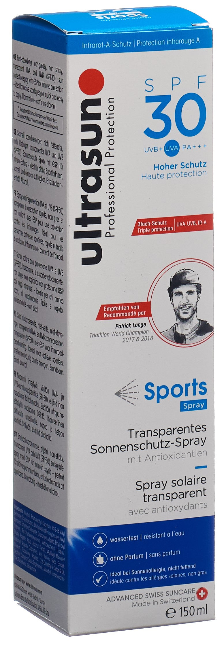 ULTRASUN Sports Spray SPF 30