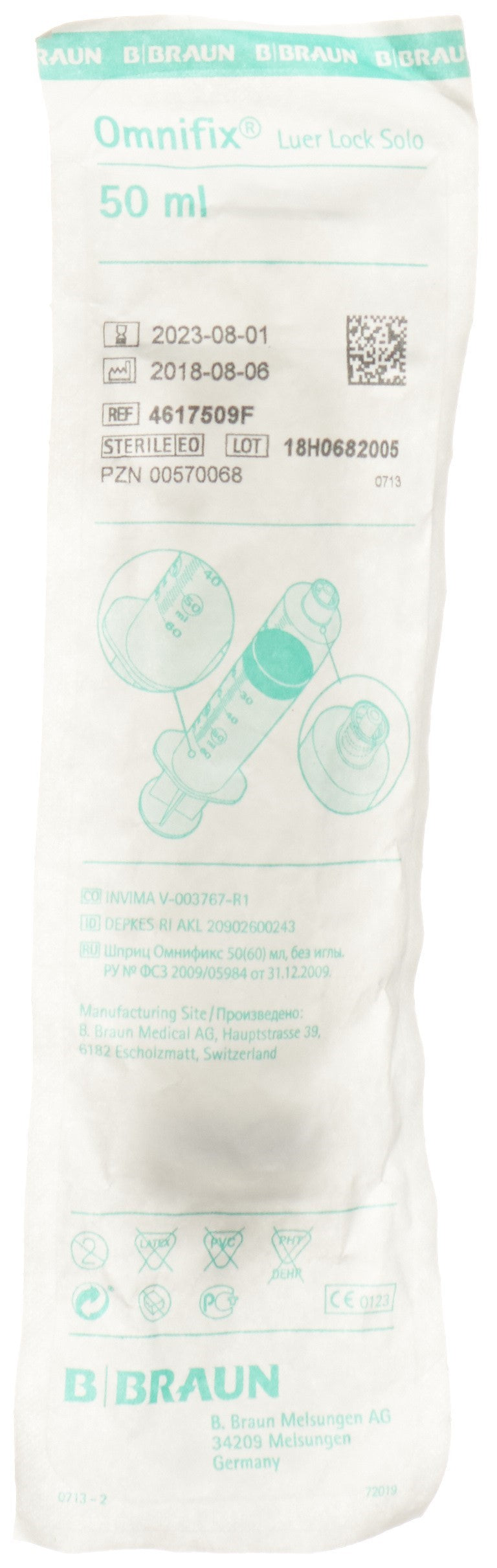 OMNIFIX Spritze 50ml Luer Lock