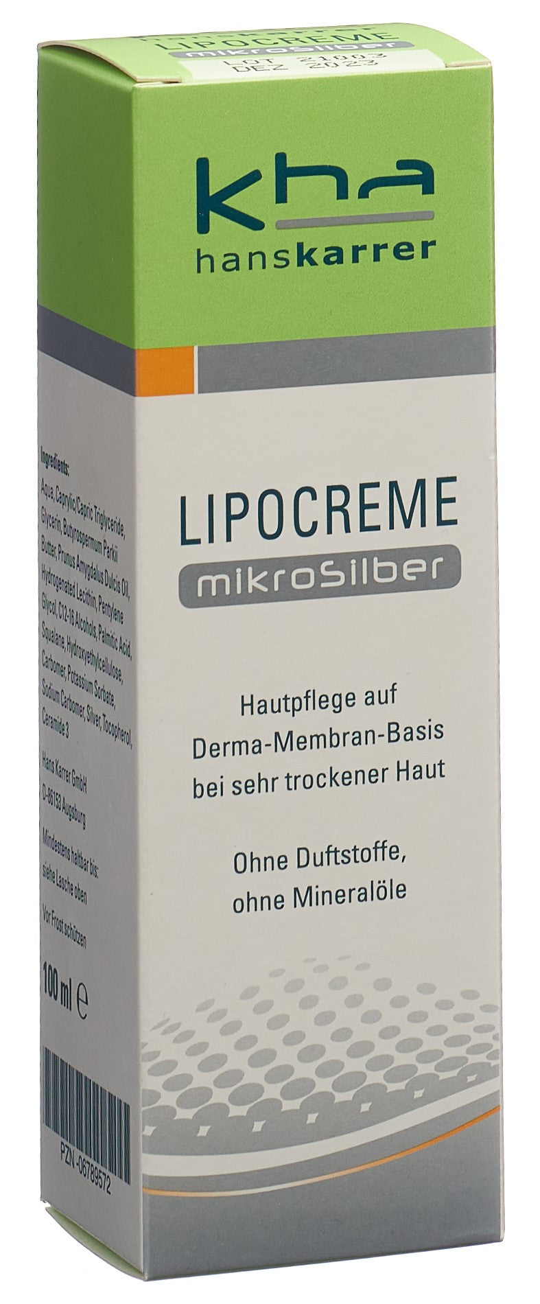 HANS KARRER Lipocreme MikroSilber