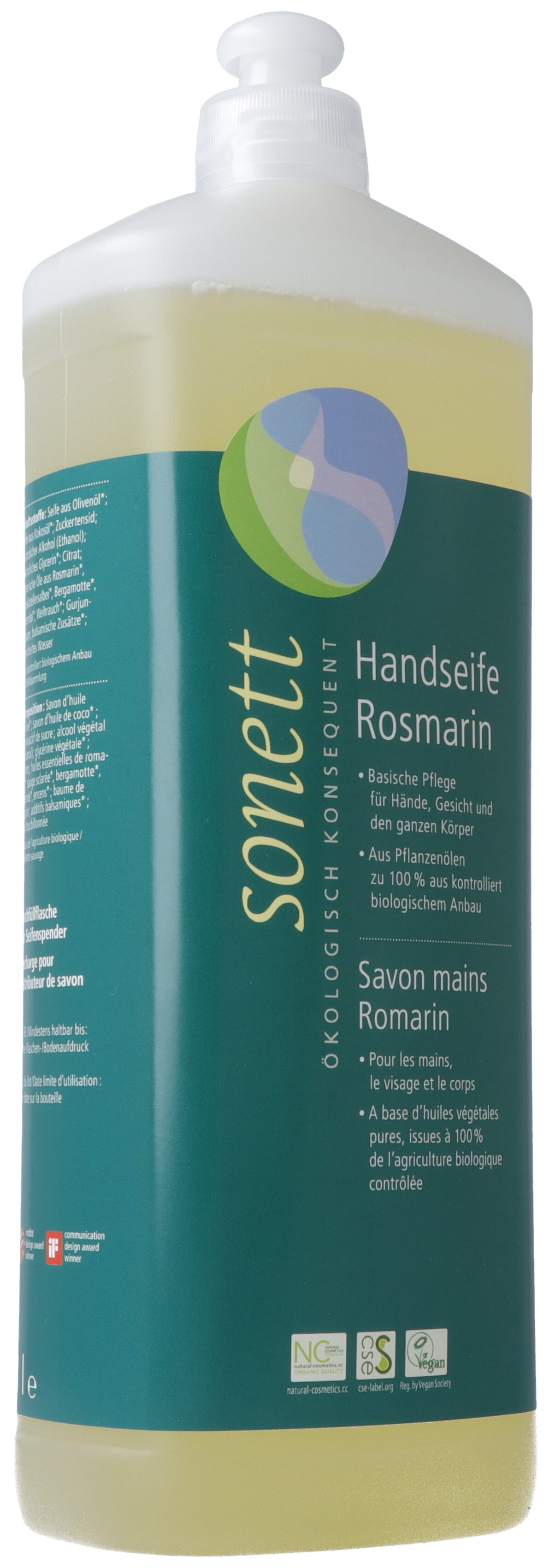 SONETT Handseife Rosmarin Nachfüllflasche