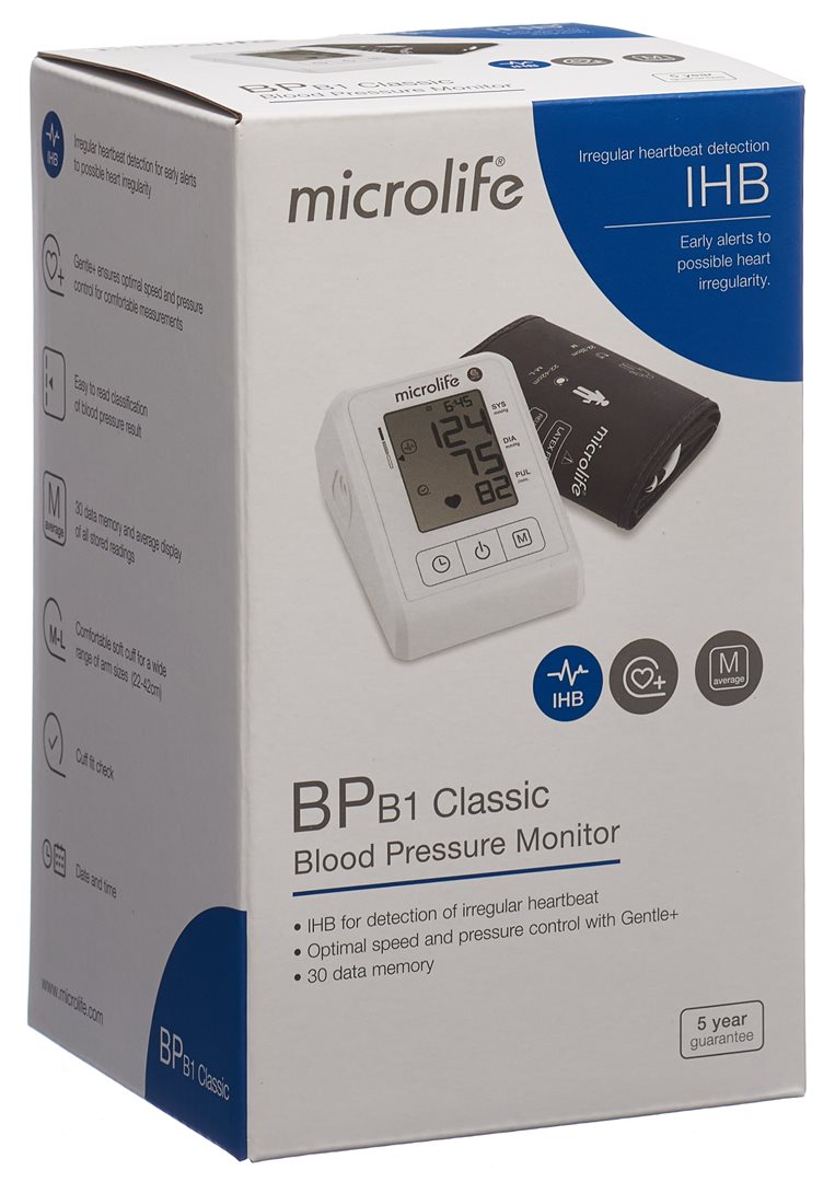 MICROLIFE Blutdruckmessgerät B1 Classic
