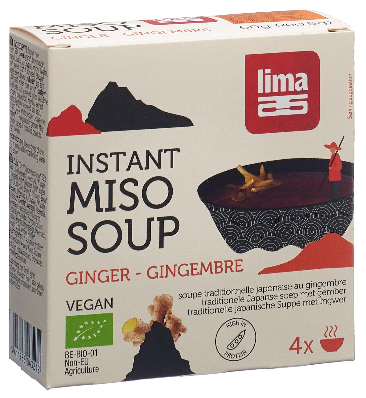 LIMA Miso Suppe Instant Ingwer