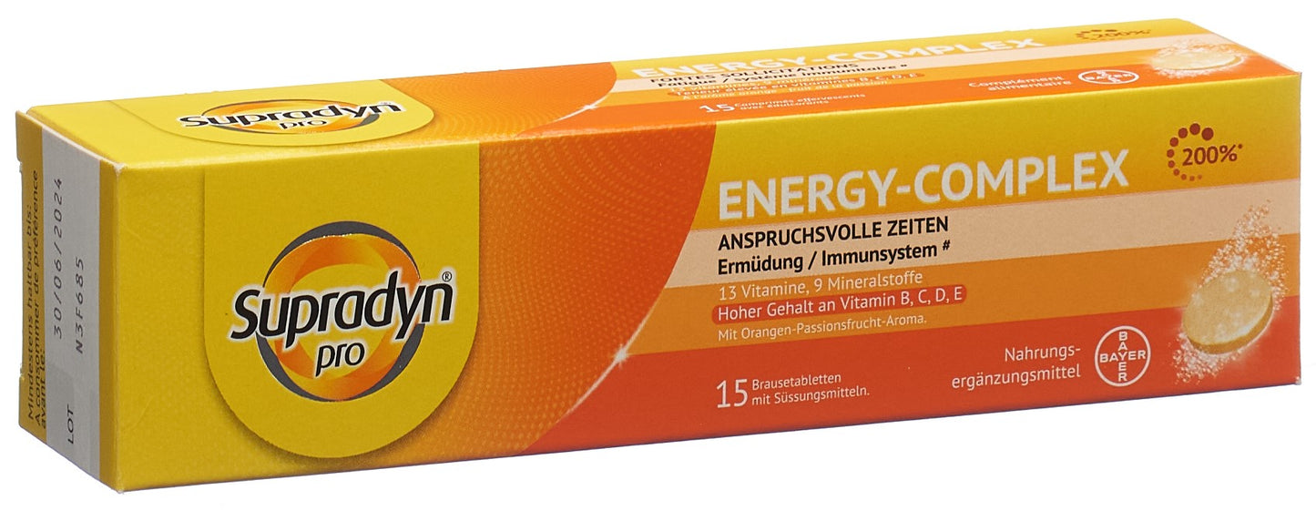 SUPRADYN pro energy-complex Brausetabl