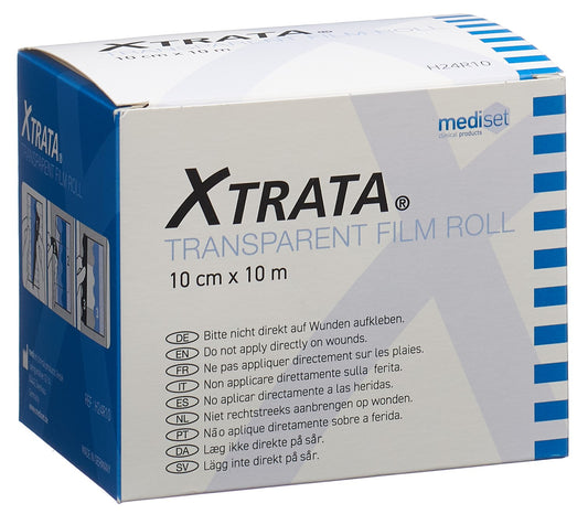XTRATA transp Folienverband 10cmx10m mit Lipo-Gel