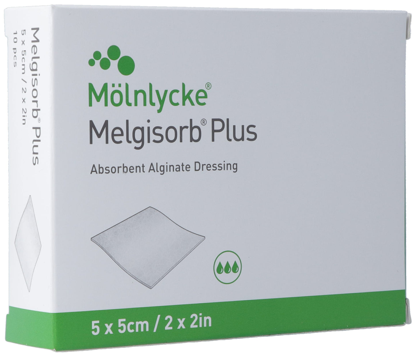 MELGISORB PLUS Alginat-Verband 5x5cm ster