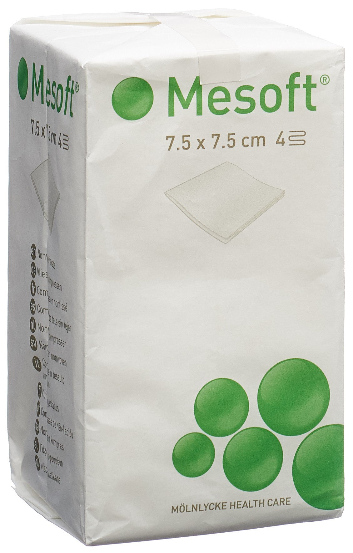 MESOFT NW Kompressen 7.5x7.5cm unst