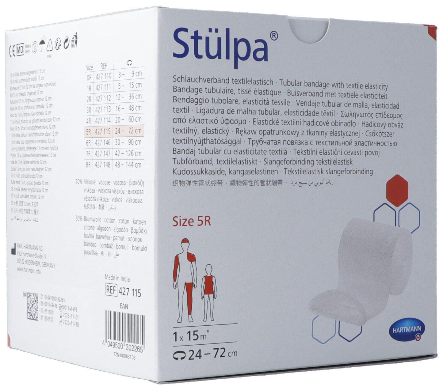 STÜLPA Schlauchverband 12cmx15m Gr5R