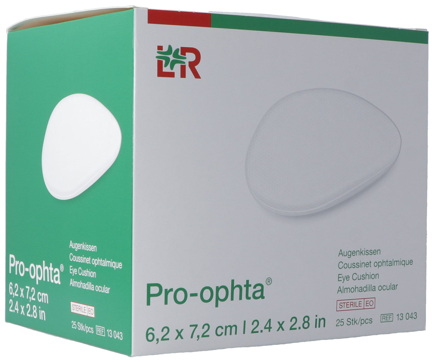 PRO-OPHTA Augenkissen 6.2x7.2cm steril