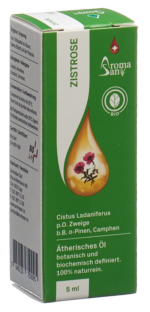AROMASAN Zistrose Äth/Öl in Schachtel Bio