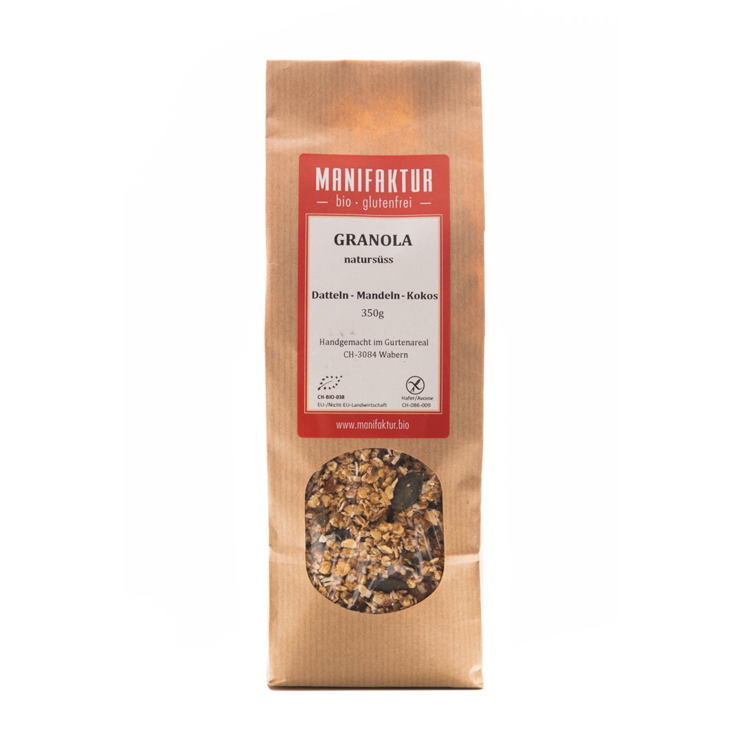 MANIFAKTUR Granola Datteln Mandeln&Kokos Bio