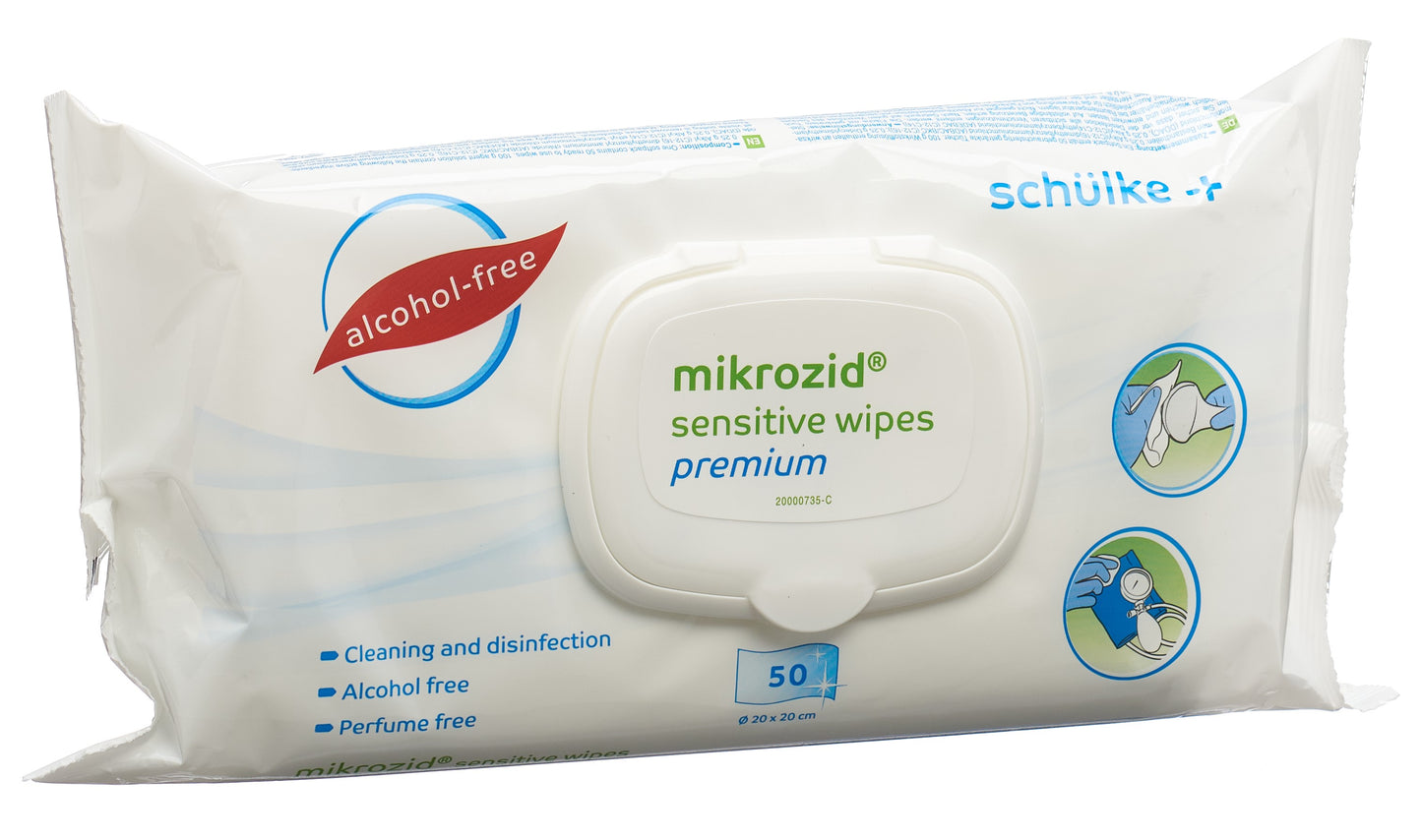 MIKROZID Sensitive wipes premium