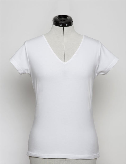 CLINIC DRESS T-Shirt 46/48 kurzarm weiss