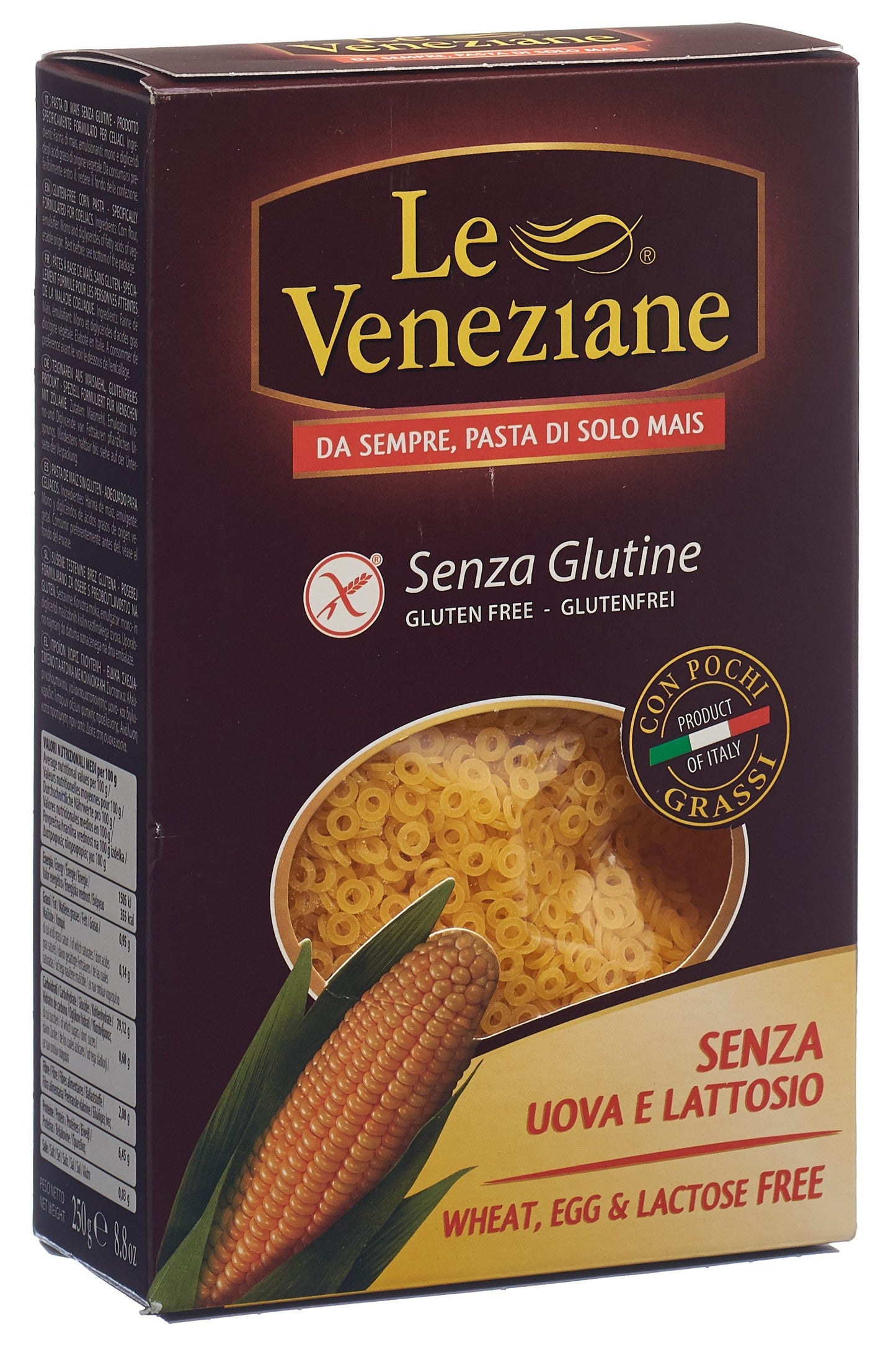 LE VENEZIANE Anellini Mais glutenfrei