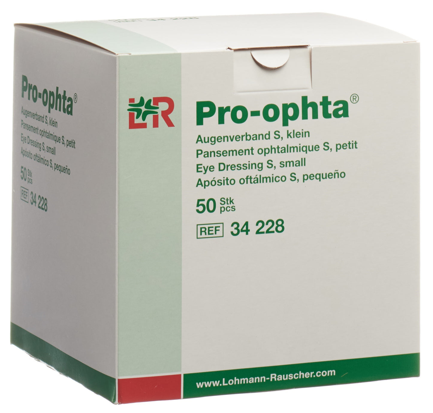 PRO-OPHTA Augenverband S durchsichtig