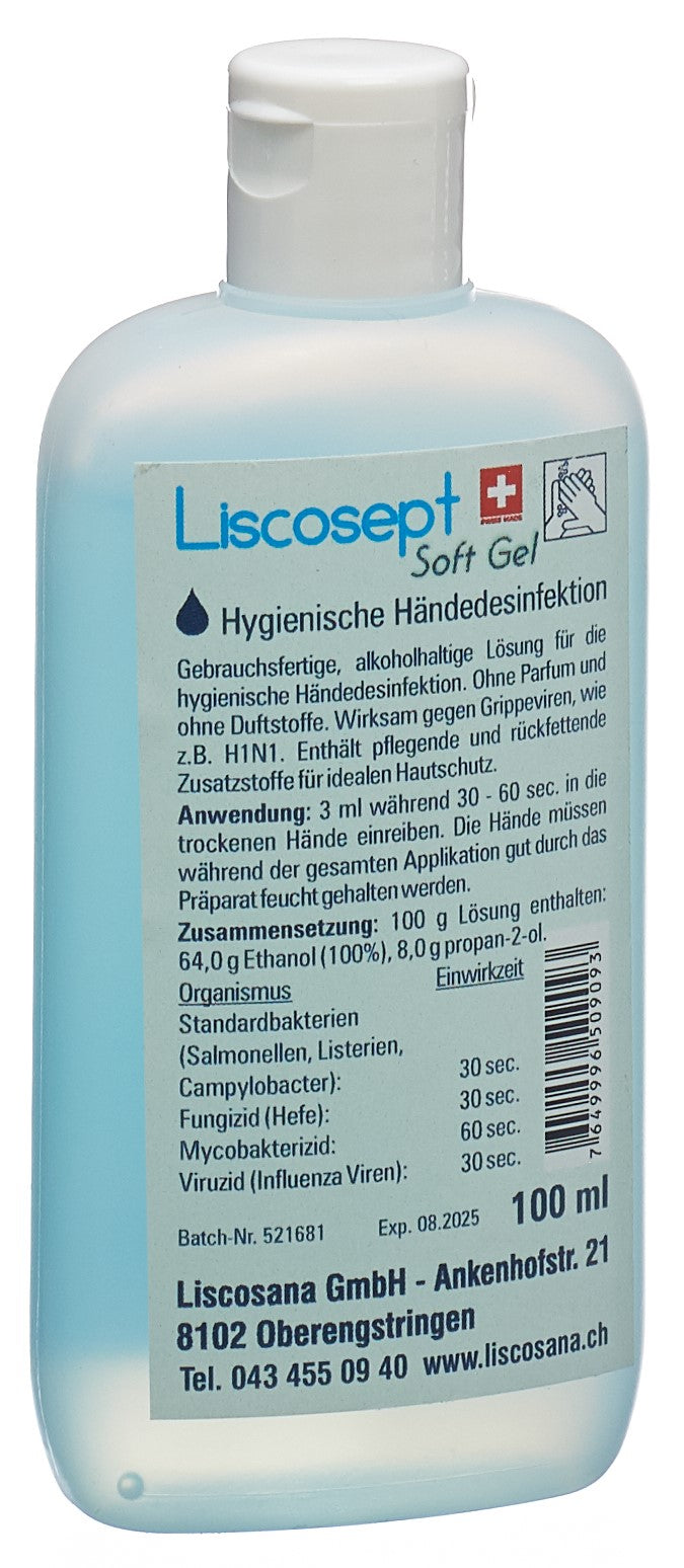 LISCOSEPT Soft Gel Händedesinfekt Klappver