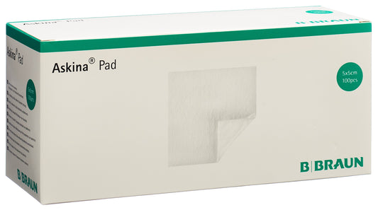 ASKINA Pad Vlieskompresse 5x5cm nicht-ha