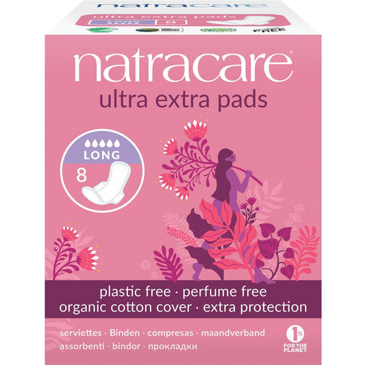 NATRACARE Damenbinden Flügel ultra ext lang