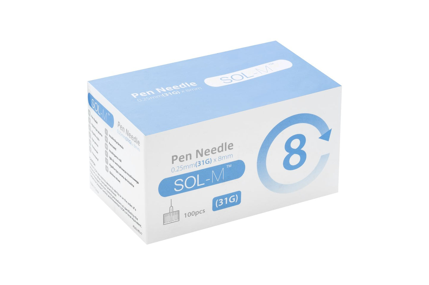 SOL-M Pen Nadel 31G 0.25mmx8mm