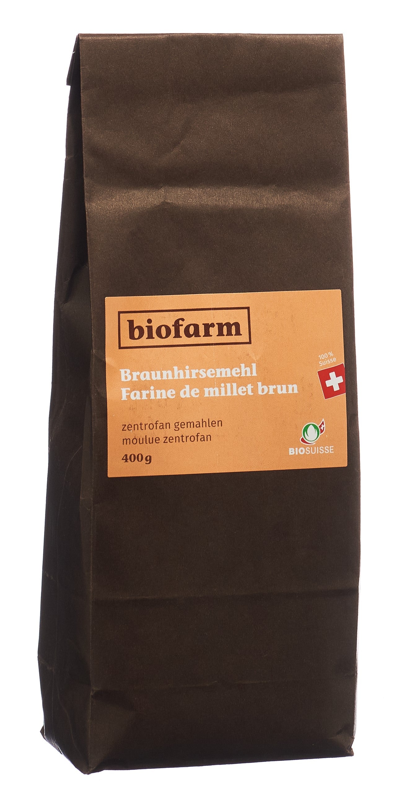 BIOFARM Braunhirsemehl CH Knospe