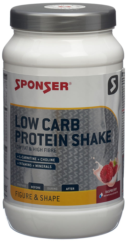 SPONSER Low Carb Protein Shake Raspberry