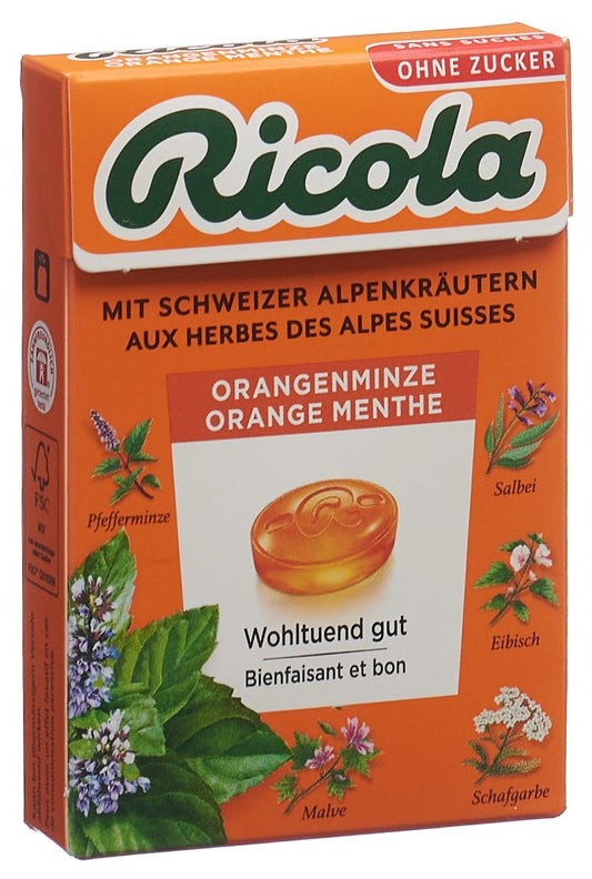 RICOLA Orangen-Minze Bonb oZ m Stevia