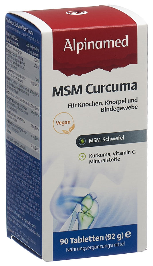 ALPINAMED MSM Curcuma Tabl