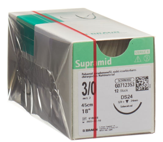 SUPRAMID 45cm DS 24 3-0 schwarz