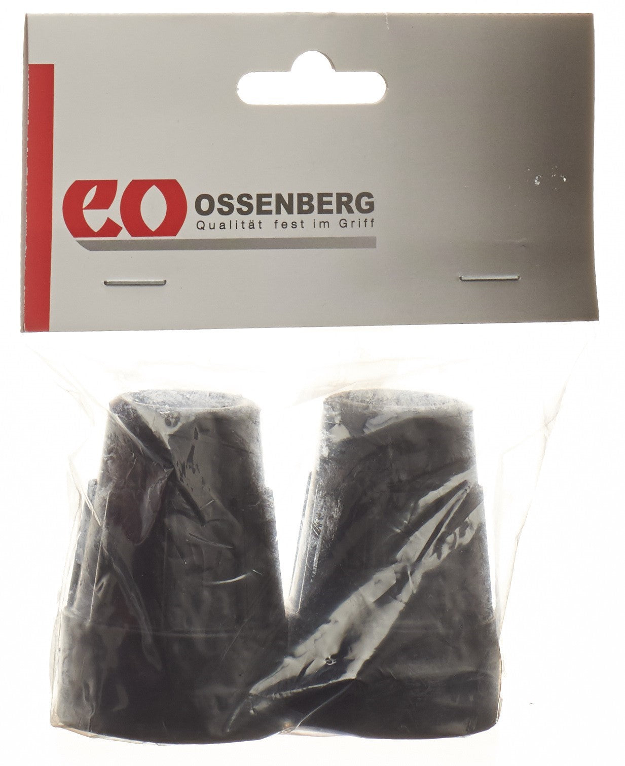 OSSENBERG Krückenkapsel 19mm schwarz