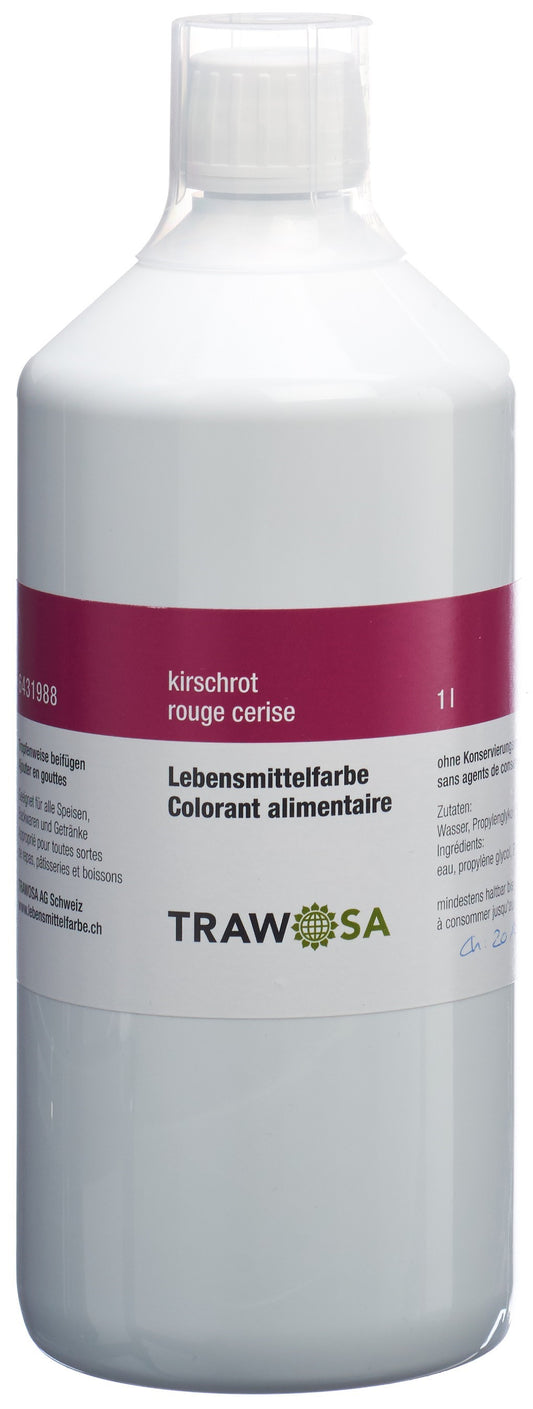 TRAWOSA Lebensmittelfarbstoff kirschrot