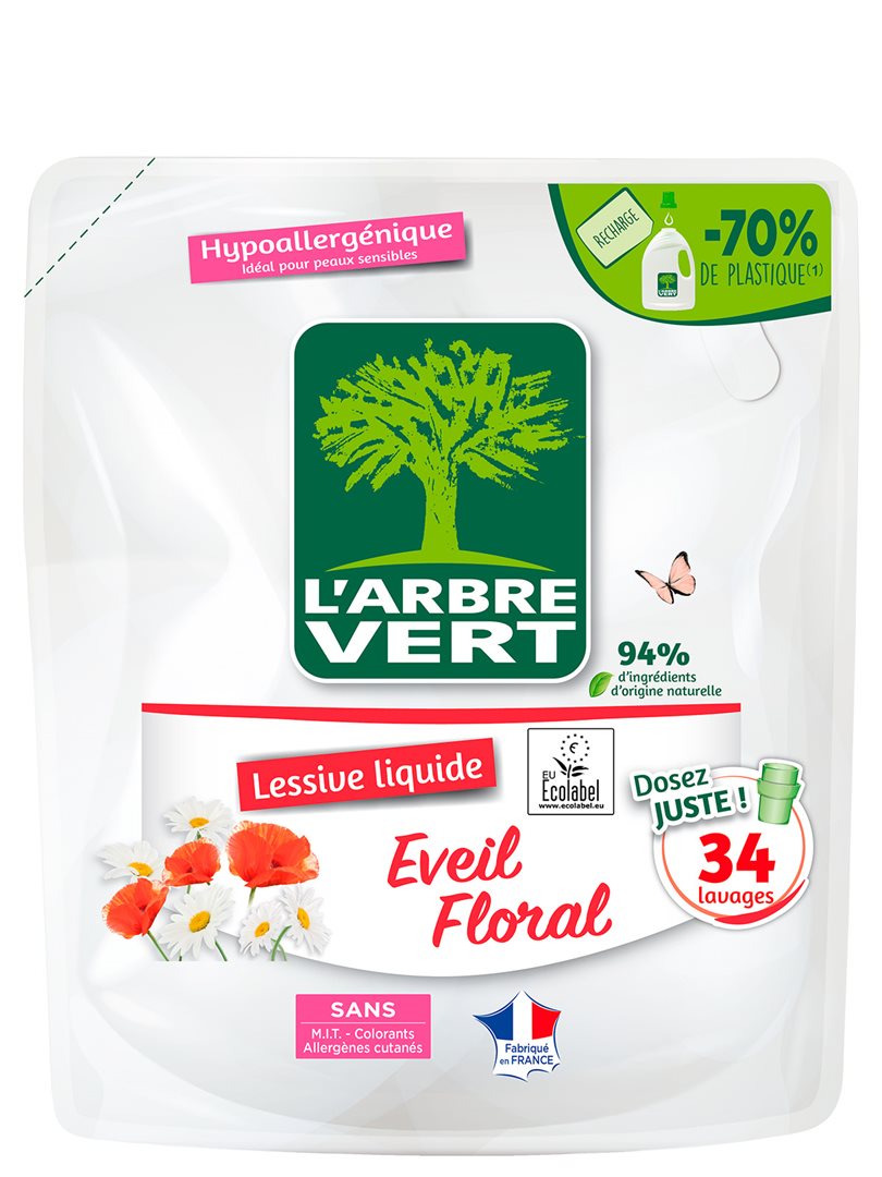 L'ARBRE VERT Ref Flüssigwaschmittel Blumen