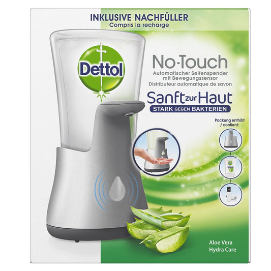 DETTOL No-Touch Starter-Set silb Aloe Vera