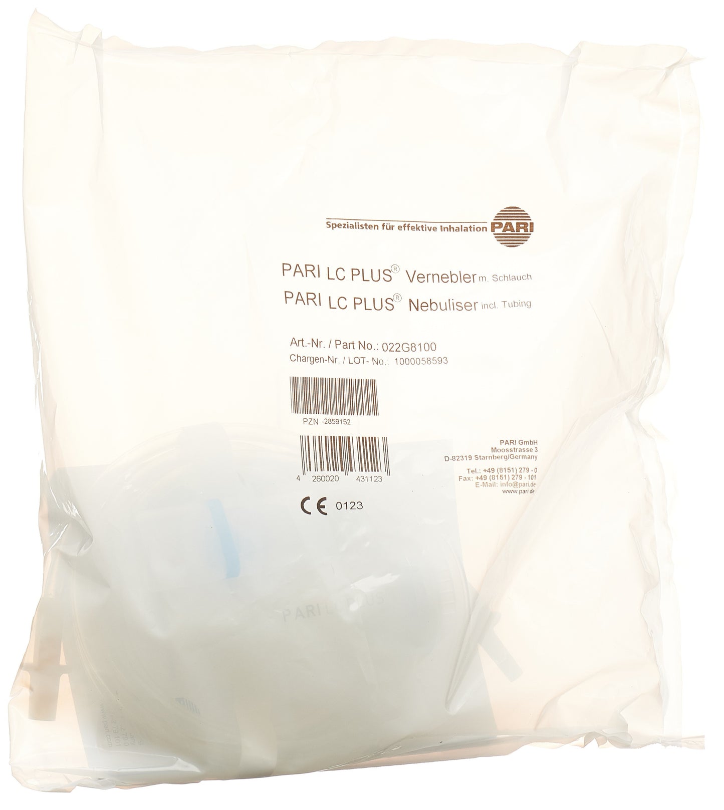 PARI LC PLUS Vernebler mit Schlauch