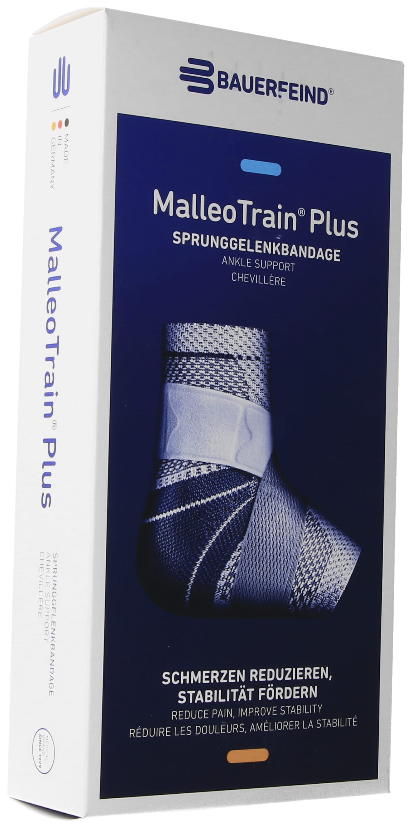 MALLEOTRAIN Plus Aktivbandage Gr2 links titan