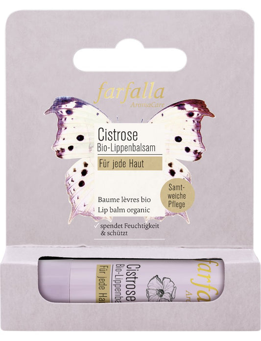 FARFALLA Bio-Lippenbalsam Cistrose