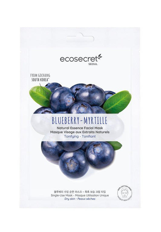 ECOSECRET Gesichtsmaske belebend Heidelbeere