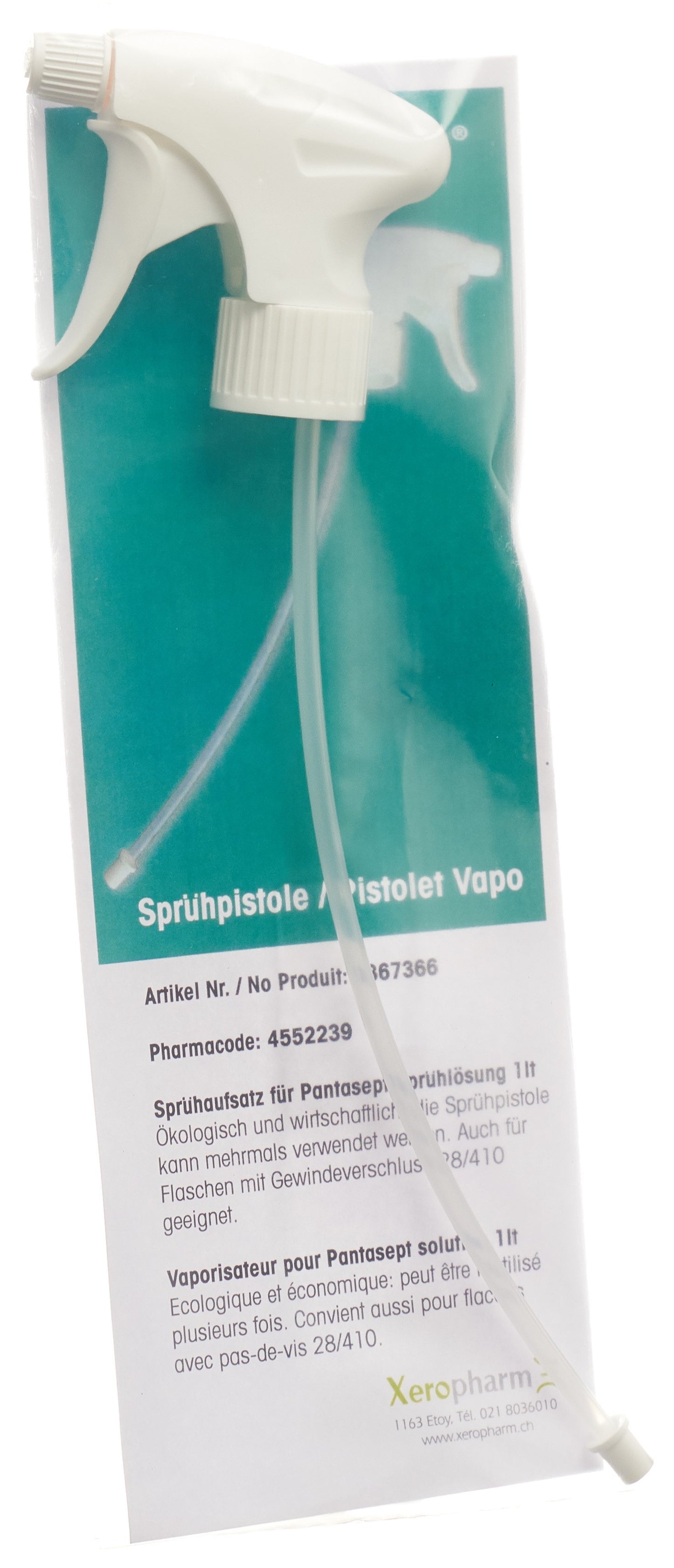 PANTASEPT Sprühpistole für 1lt Flasche weiss