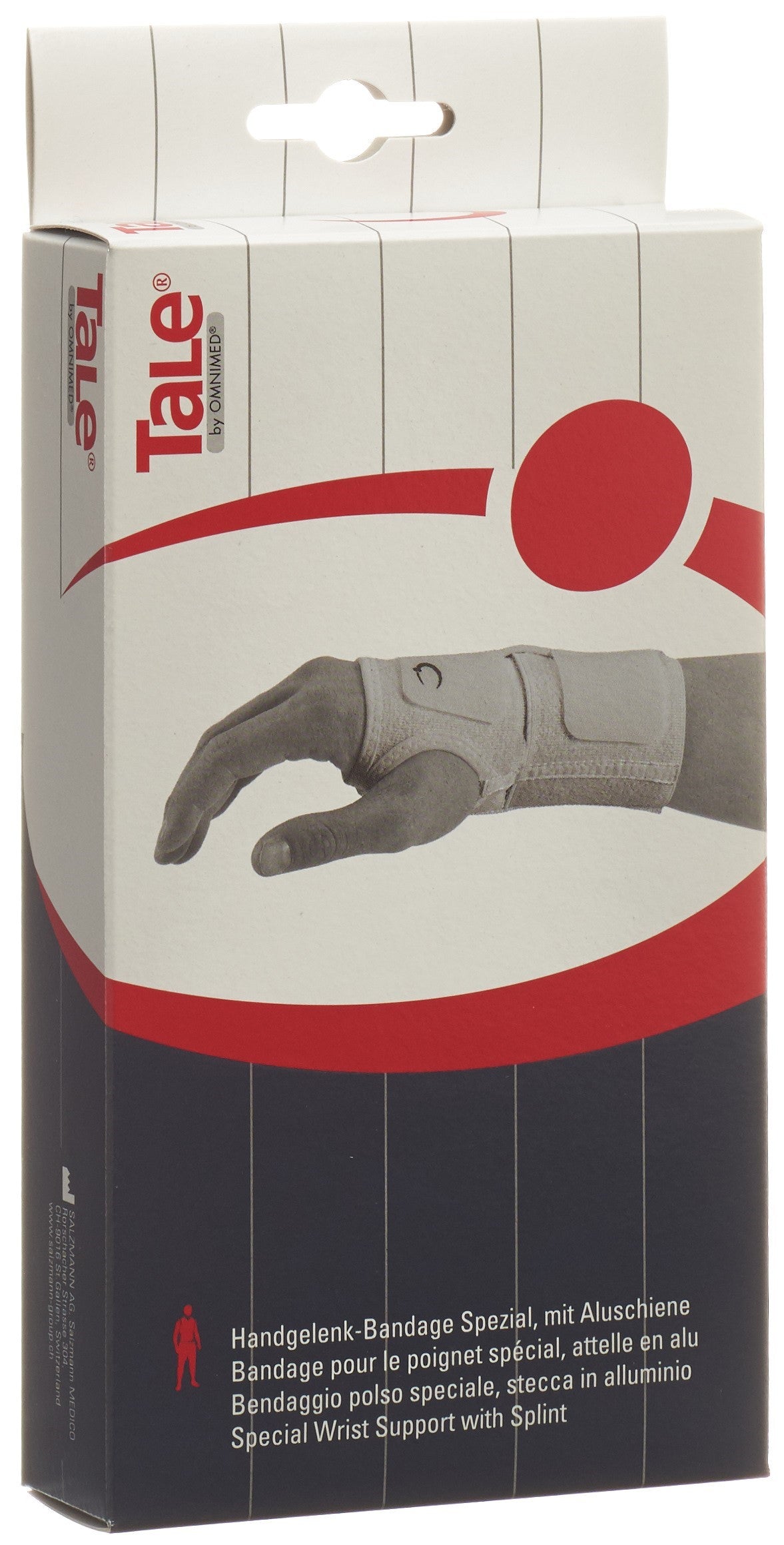 TALE Handgelenk Bandage m Schie 35mm 15cm links we