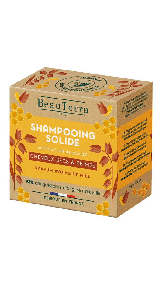 BEAUTERRA Festes Shampoo trocken beschäd Haar