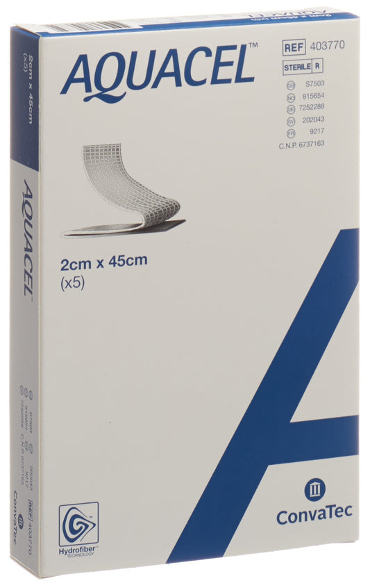 AQUACEL Hydrofiber Tamponaden 2x45cm