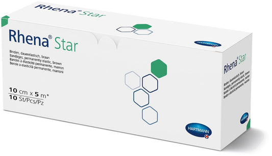 RHENA Star Elast Binde 10cmx5m hautf offen