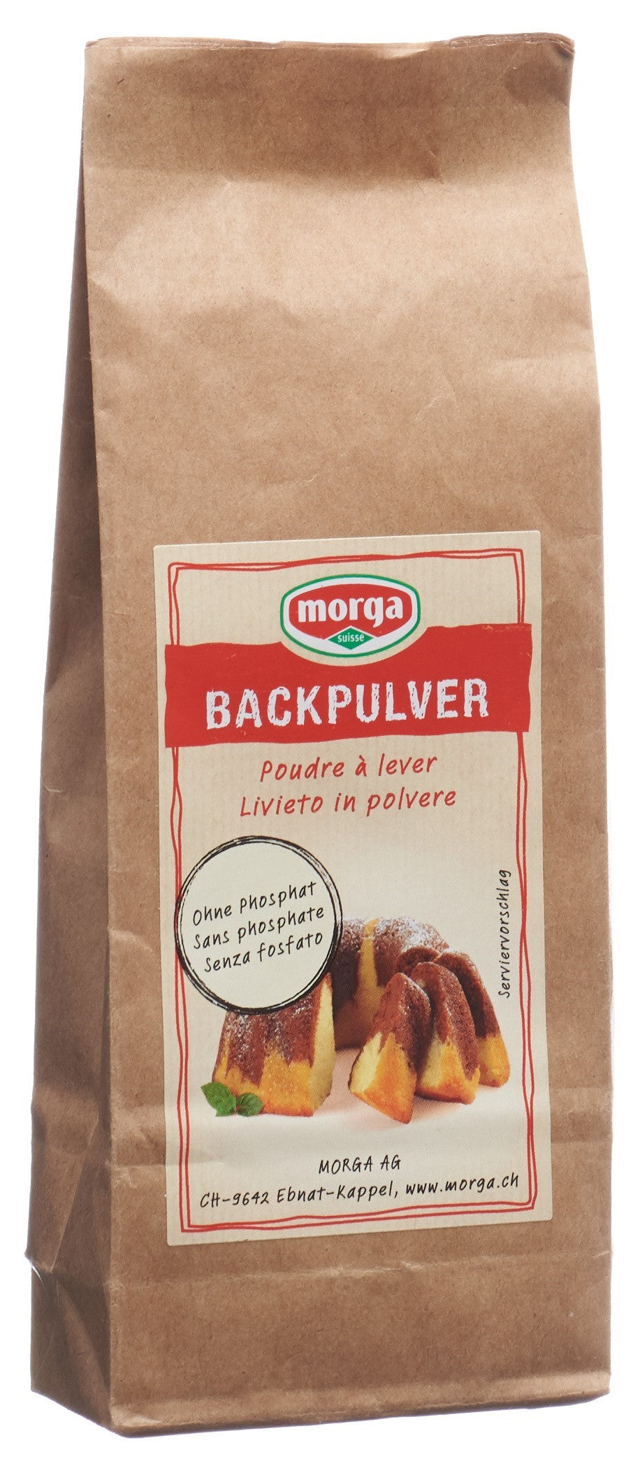 MORGA Backpulver ohne Phosphat