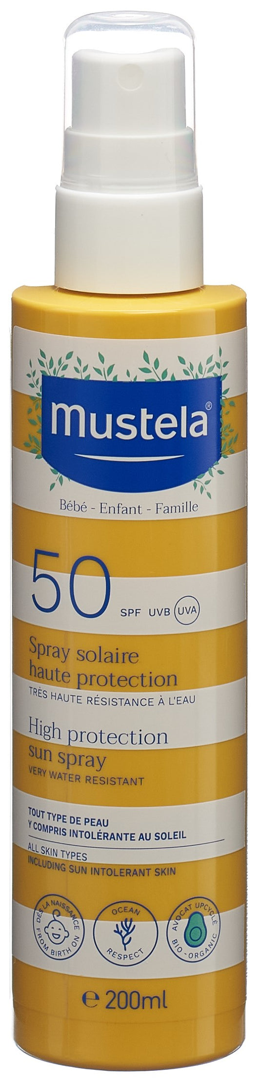 MUSTELA Sonnenschutz Sonnenspray LSF50