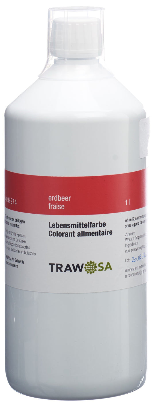 TRAWOSA Lebensmittelfarbstoff erdbeer
