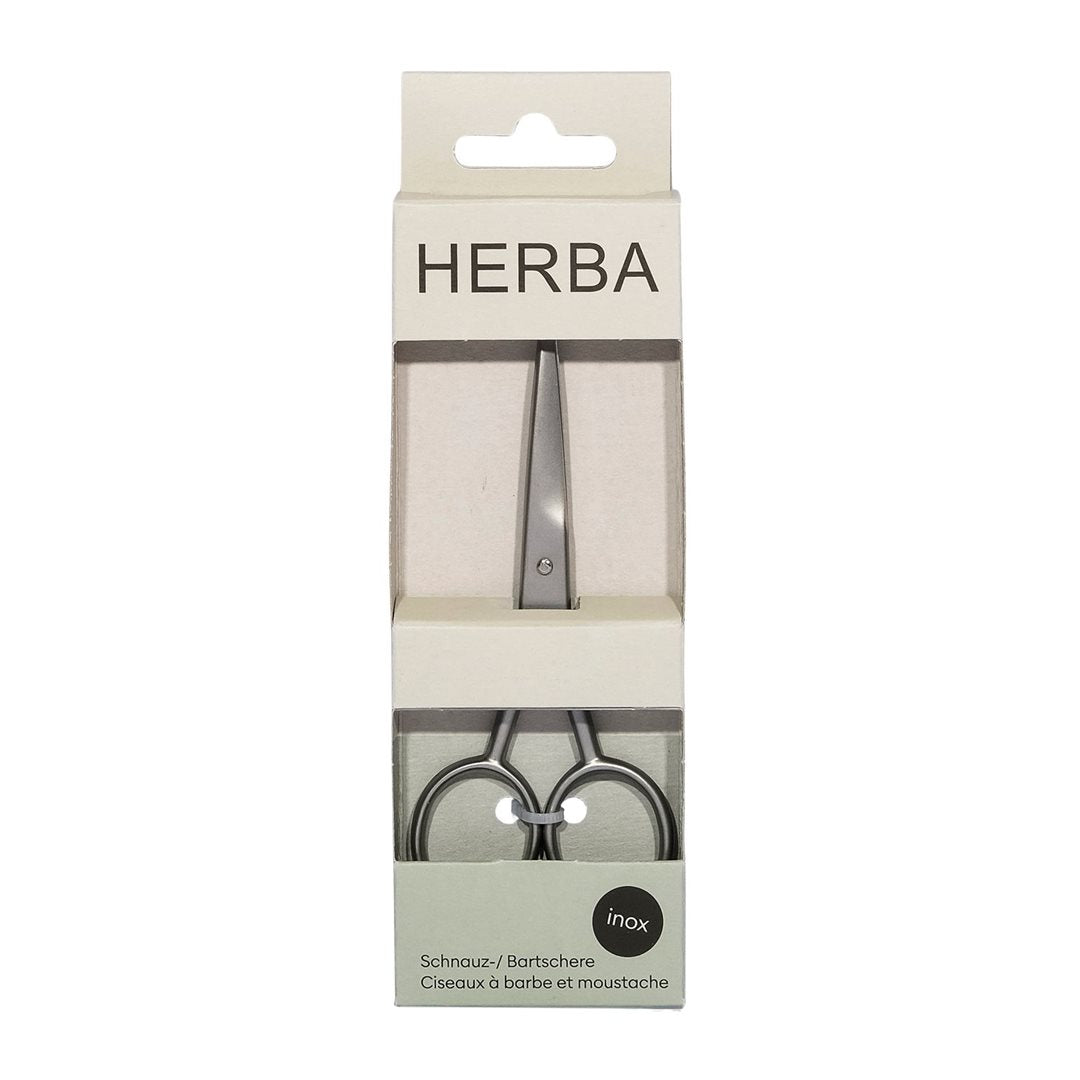 HERBA Schnauz Bartschere Inox